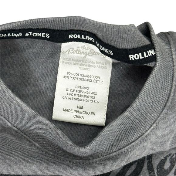 THE ROLLING STONES Baby Tee Size 18m NWT - Picture 3 of 4